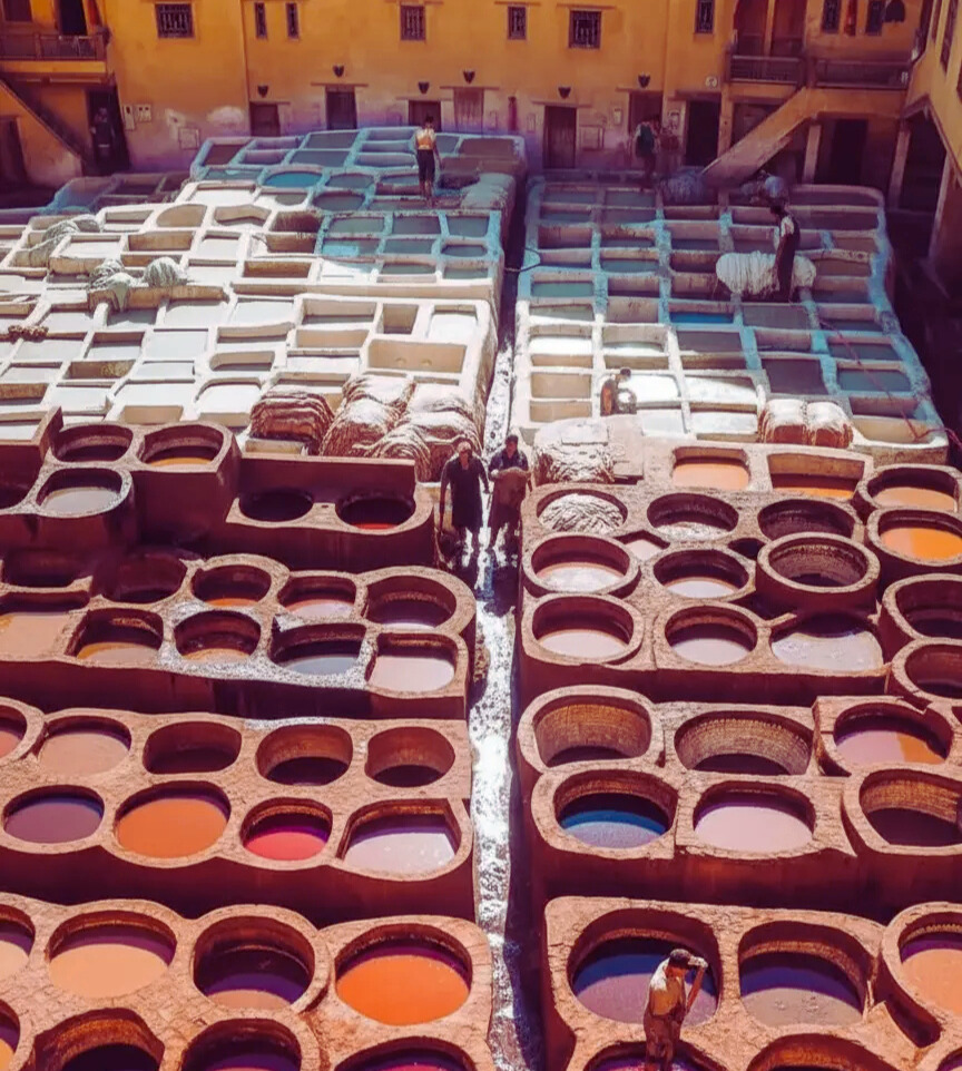 Fes tannery dye pits for morocco photography advice best places and cultural sensitivity